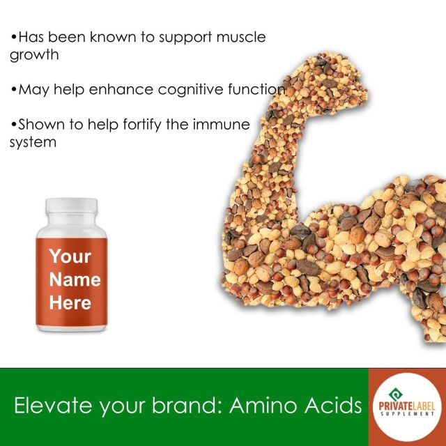 Strengthen Your Brand Lineup with Amino Acids: The Cornerstone of Life.

These essential compounds are vital in muscle growth, tissue repair, and overall wellness. But that's not all – Amino Acids contribute to brain function, immune support, and healthy metabolism.

Don't miss the opportunity to explore our range of Amino Acids for your business. Reach us through our contact info from our bio above. 

#PLSPrivateLabel #PrivateLabelSupplements #PrivateLabelSupplementManufacturing #PrivateLabelHealthSupplements #SellingSupplements
