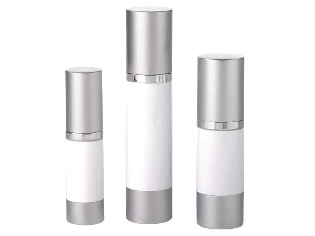 White Cosmetic Airless Pump